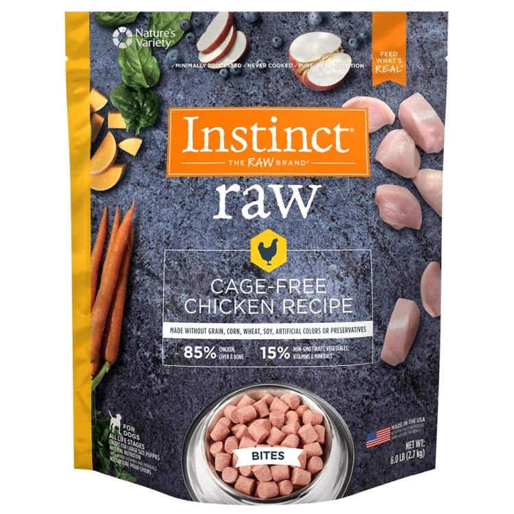 INSTINCT Dog Raw Chicken Bites 2.7kg Maddies Online