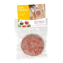 FAIM MUSEAU Single Patty Beef & Broccoli 114g