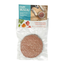 FAIM MUSEAU Single Patty Turkey & Salmon 114g