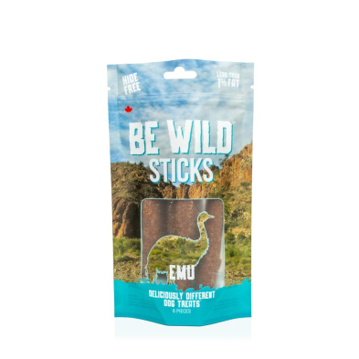 THIS & THAT Be Wild Exotic Sticks Emu 100g 6ct