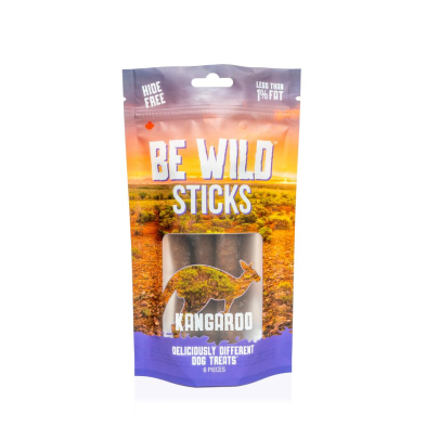 THIS & THAT Be Wild Exotic Sticks Kangaroo 100g 6ct
