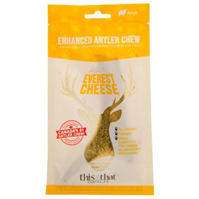 this and that everest cheese enhanced antler chew small