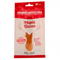 THIS and THAT Maple Bacon Enhanced Antler Chew Small