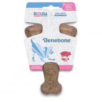 BENEBONE Puppy Bacon Wishbone Chew SMALL