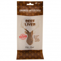 THIS and THAT Beef Liver Enhanced Antler Chew Large