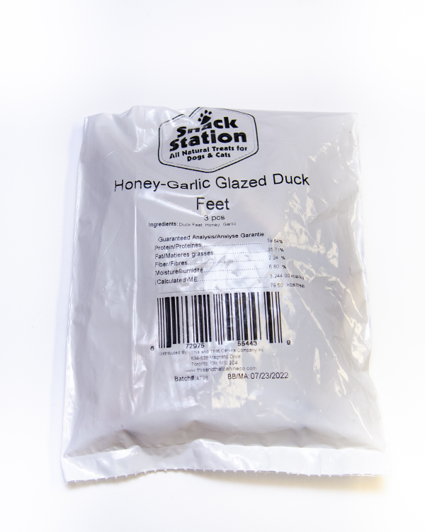 SNACK STATION WRAPPED Honey Garlic Duck Feet 20/3ct