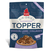 PLATO Superfood Topper Venison, Lamb and Collagen 12oz