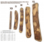 ZAYTOON Olive Wood Dog Chew Toy XSmall
