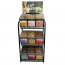 DARFORD Metal Display Rack Acrylic Cover 3ct