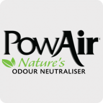 PowAir natural odor eliminator removes nasty odors without chemicals
