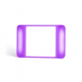 #Silicon Back Mirror - Purple GLIDE