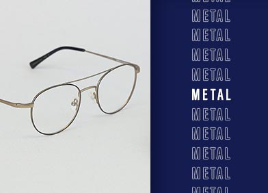 metal eye glasses and sunglasses