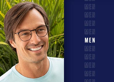 men's eye glasses and sunglasses