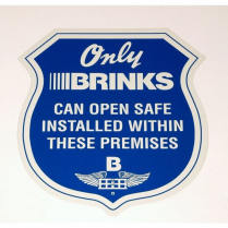 DECAL, SAFE/WINDOW, LARGE 8"X8"