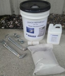 Basecrete 8 stitch crack repair kit