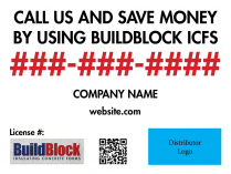 BuildBlock Customizable Yard Signs (10 pack)