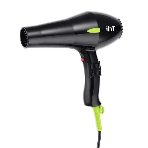 IHT Hair Dryer - Professional Hand Held Dryer - Black Hands Down