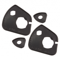 Outside Door Handle Pads - 1950-51 Ford Car  