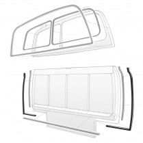 Tailgate Side And Bottom Seal - 1950-51 Ford Car