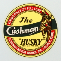 Husky Decal - Water Transfer - 1946-49 Cushman Scooter 