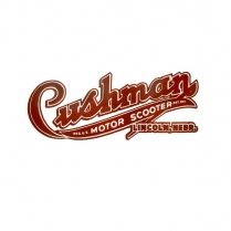 Cushman Script Decal - 10 x 24 - 1937-65 Cushman Scooter 