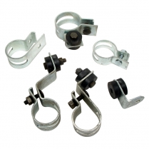 Exhaust Clamp Set - 1935-38 Ford Car  