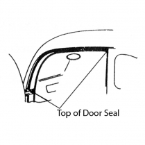 Top of Door Seals - 4 Door - 1935-36 Ford Car
