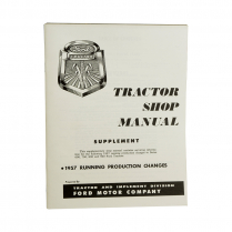 Shop Manual - 1957 Ford Tractor