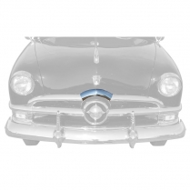 Upper Center Grille Eyebrow Chrome - 1949-50 Ford Car