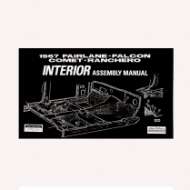 Body & Interior Trim Assembly Manual - 1967 Ford Car  