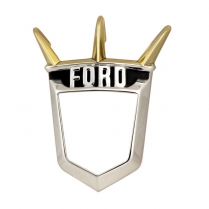 Hood Emblem Bezel-Fairlane Only - 1955-56 Ford Car  