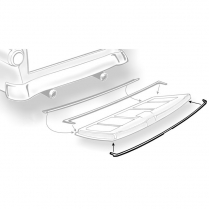 Upper Tailgate Seal - 1955-56 Ford Car