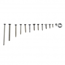 Interior Trim Screw Kit - Stainless - Stainless -Victoria - 1956 Ford Car  