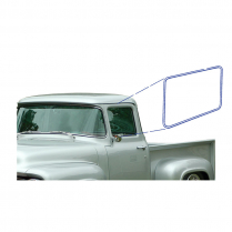 Door Window Side Trim -  Stainless - 1956 Ford Truck