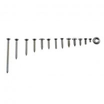 Interior Trim Screw Kit - Stainless - Retractable - 1958 Ford Car  