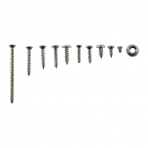 Interior Trim Screw Kit - Stainless - Convertible - 1958 Ford Car  