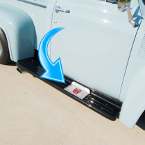 Running Board Step Plates - 1953-56 Ford Truck