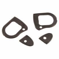 Outside Door Handle Pads - 1966-77 Ford Bronco, 1960-65 Ford Car, 1961-67 Ford Econoline