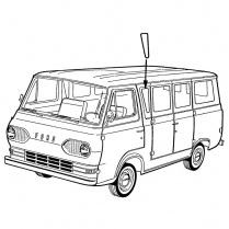 Body Side Window Seal - 1961-67 Ford Econoline