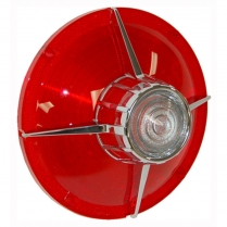 Taillight Lens - FoMoCo Script - With Back Up Lights - 1963 Ford Galaxie