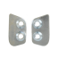 Door Latch Striker Aux Plates - Pair - 1961-66 Ford Truck, 1957-63 Ford Car