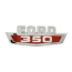Hood and Fender Side Emblem - "FORD 350" - 1963-66 Ford Truck