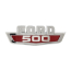Hood Side Emblem - "FORD 500" - 1963-66 Ford Truck