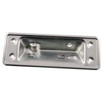 Tailgate Latch Release Handle Plate - Zinc Plated - 1964-72 Ford Truck, 1966-77 Ford Bronco