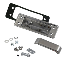 Tailgate Release Handle Kit - Stainless Steel - 1964 -72 Ford Truck, 1966-77 Ford Bronco