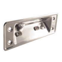 Tailgate Latch Release Handle Mounting Plate - Stainless Steel - 1964-72 Ford Truck, 1966-77 Ford Bronco