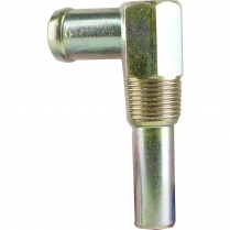Heater Hose Connector - Gold Zinc - 1973-79 Ford Truck, 1966-77 Ford Bronco, 1960-71 Ford Car