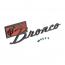 Fender Emblem - Satin Black w/Red - "Bronco Sport"