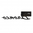 Fender Emblem - Satin Black w/Red - "Bronco Sport"