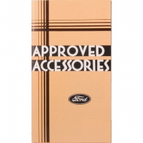 Accessory Folder - 1933 Ford Car  